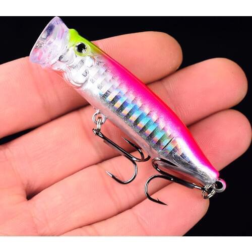 Popper Fishing Lure Weights 9.4G/7CM Bait Poppers Topwater Lure Trolling Lures Pesca Wobbler Articulos De Pesca Isca Artificial