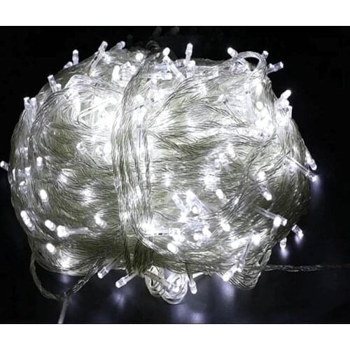 Holiday Christmas Lights 10M 20M 30M 50M 100M Outdoor Led Decorative String Fairy Garland Lights For Wedding Party Xmas Lighting