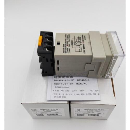 Programmable Delay Time Relay DH48S-S With Socket Base Repeat Cycle Timer