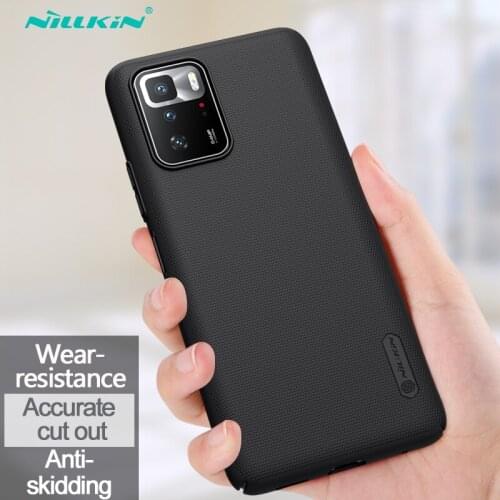 Nilkin for Xiaomi Redmi Note 10 Pro Max 10T 5G Case Nillkin Frosted Shield Hard PC Plastic Shockproof Cover on Redmi Note10s 4G