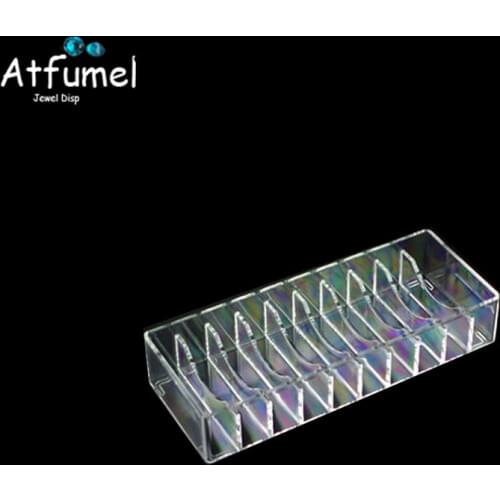 20/40 Slot Acrylic Bracelet Jewelery Box Transperant Jade Gold Emerald Bracelet Jewelry Display Organizer Holder Tray