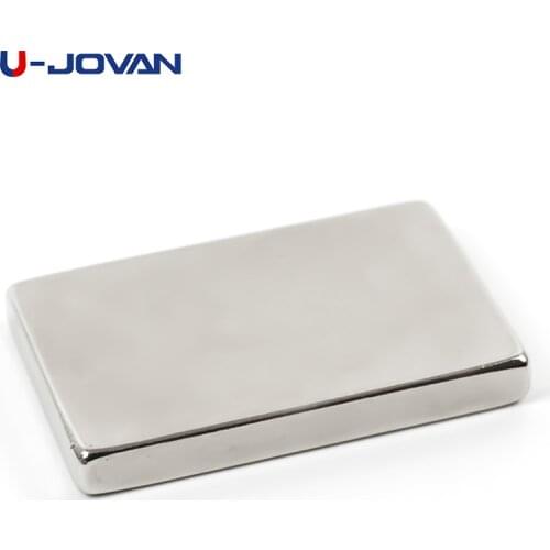 U-JOVAN 1pc 40 x 25 x 5 mm Super Strong Block Neodymium Magnets 40*25*5mm Craft Rare Earth N35 Powerful Magnet
