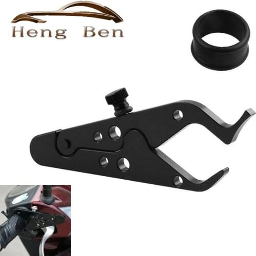 Universal Aluminum Motorcycle Motorbike Cruise Control Clip Throttle Lock Assist