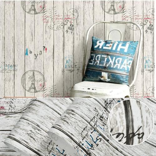 3D Waterproof Self-adhesive Wallpapers for Living Room Bedroom Vinyl Wood Grain Wall Stickers Contact Paper Furniture Home Decor