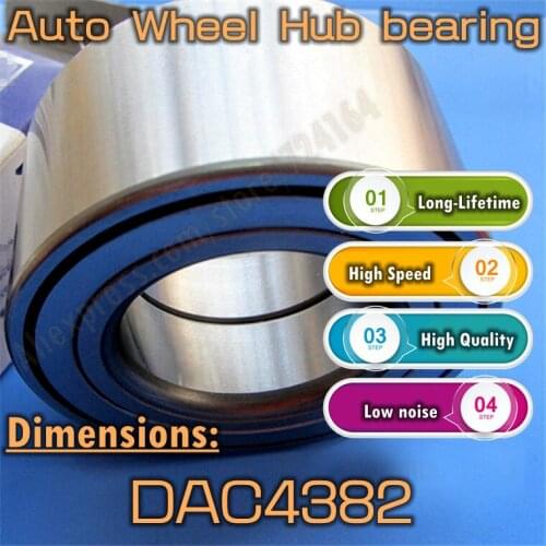 Long-Lifetime High speed Car Bearing Auto Wheel Hub bearing DAC4382 Free Shipping High Quality