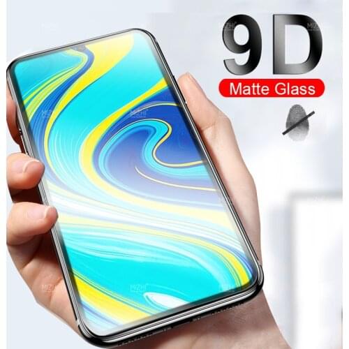 9d matte tempered glass for xiaomi redmi note 9s 9 s pro max anti fingerprint protector on redmi note 8t 8 7 pro 8a glass film