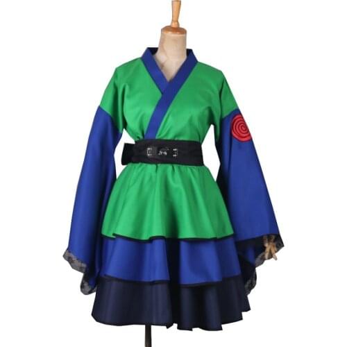 Anime Shippuden Hatake Kakashi Sex Reversion Kimono Lolita Dress Cosplay Costume Women Female Japan Style Dresses