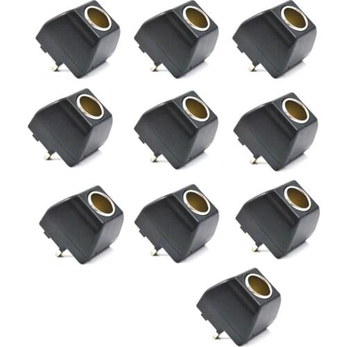 Lot 10pcs UK Plug AC 220V Power to DC 12V Car Cigarette Lighter Sockets Converter Power Supply Adaptor Automobiles Cable Adapter