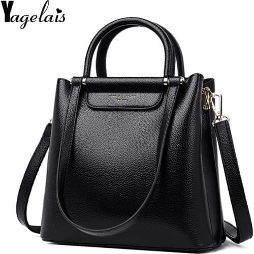 2020 Women Shoulder Bag Satchels Top-handle Fashion Lady Messenger Bags Handbags Sheepskin Leather Female Crossbody Bag