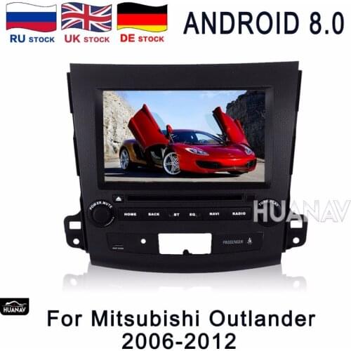 Pure 8 core Android8.0 Car DVD player GPS navigation for Mitsubishi Outlander 2006-2012 For Citroen C-Crosser for Peugeot 4007