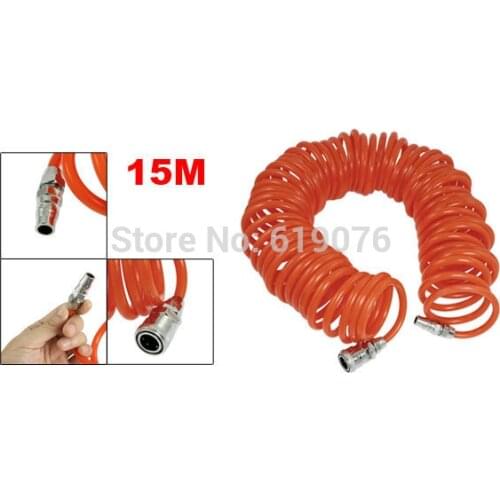 Compressor Quick Connector 8mm x 5mm 15M Air Recoil HosePu Tube Pipe