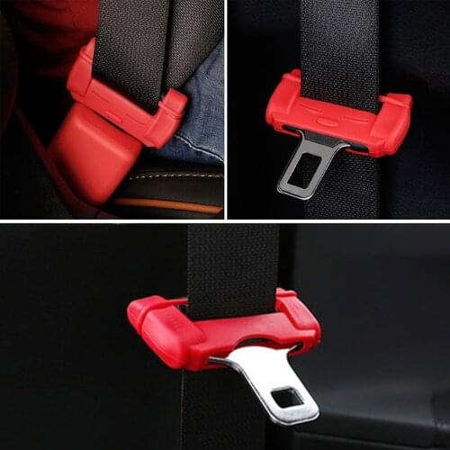 2x Car Styling Seat Belt Buckle Cover For Ford Focus 2 1 Fiesta Mondeo 4 3 Transit Fusion Kuga Ranger Mustang KA S-max