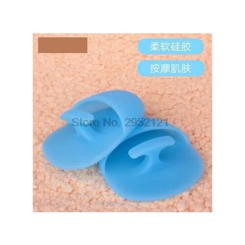 By dhl or ems 1000pcs Facial Pore Cleanser Face Nose Slicone Washing Brush Blakhead Removal Face Skin Care Tools Summer hot