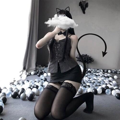 Women Kawaii Lingerie Cosplay Sexy Nurse Teacher Uniform Schoolgirl Skirt Costumes for Women Slutty Dresses Temptation Suit