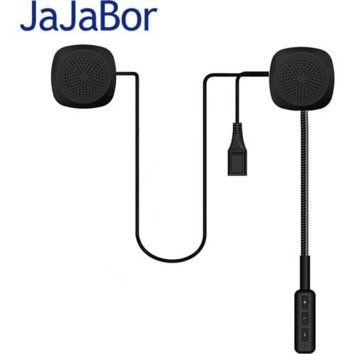 JaJaBor 2nd Generation Motorcycle Helmet Headset Wireless Bluetooth Headphone Speaker Handsfree Music Automatic Answer MH03