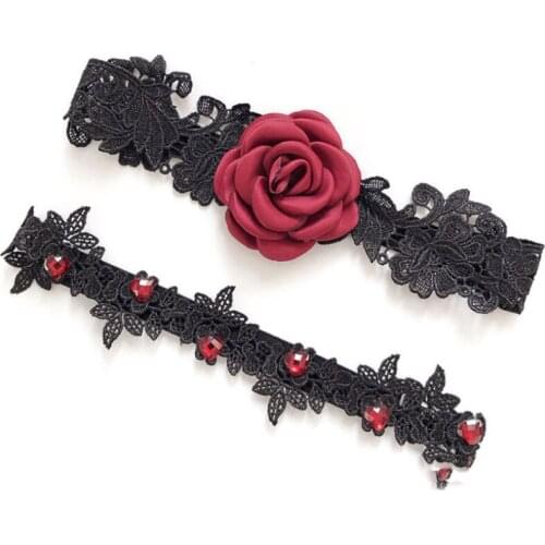 Dark Witch Hollow Puff Sleeve Cheongsam Costumes Demon Game Dress Bandage Sexy Lingerie Uniform Halloween Costumes for Women