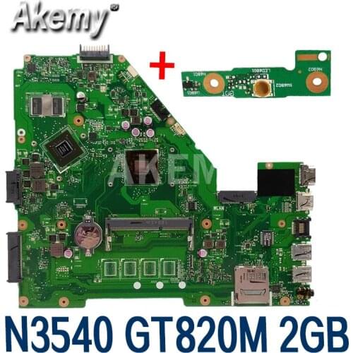 Amazoon N3540 CPU X550MJ GT820M 2GB mainboard X550MD REV 2.0 For Asus X550M X552M Y582M X550MD X550MJ Motherboard 100% test Ok