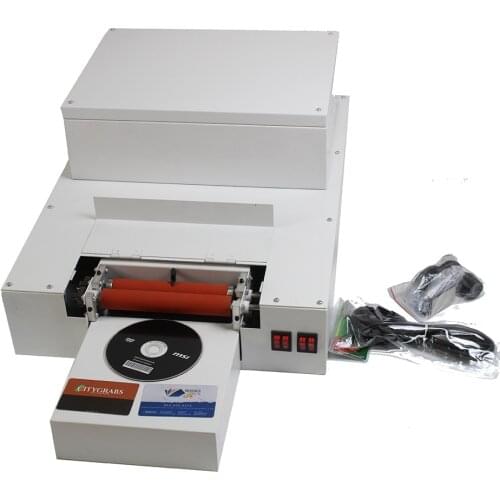 Multi-function inkjet PVC card ID Card CD DVD disk coating machine UV Lamination Machine for ID cards CD DVD