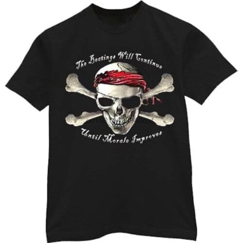 Mens T shirt The Beatings will Continue until Morale Improves