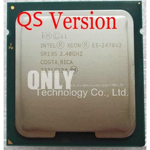 Original Intel Xeon QS Version E5-2470V2 2.40GHz 10-Core 25MB E5-2470 V2 LGA1356 E5 2470V2 95W E5 2470 V2