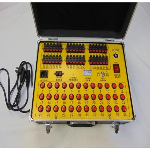 ELB36 Switch CE Stage DMX Electric Wire 36 Cues Remote Control Wireless Fireworks Receiver Wedding Equipment Fountain Base