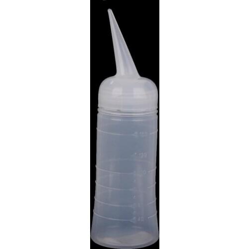 120ml Pro Salon Hair Color Applicator Bottle Scale Hairdressing Measuring