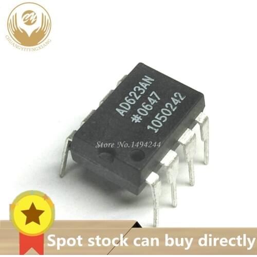 Spot AD623ANZ AD623AN AD623A AD623 DIP8 IC OPAMP INSTR 800KHZ RRO 8DIP 1PCS