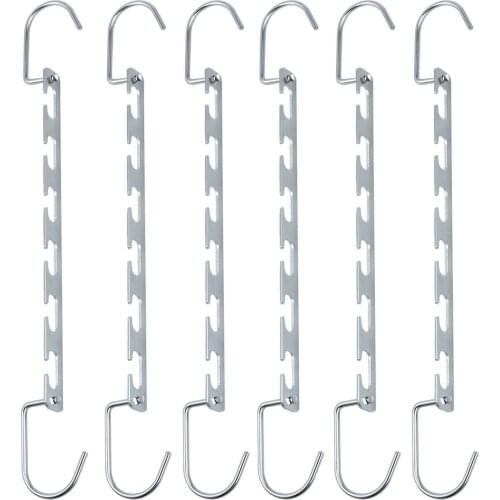 Clothes Hangers Organizer Multi Function Metal Space Saving Closet Magic Hanger Rack