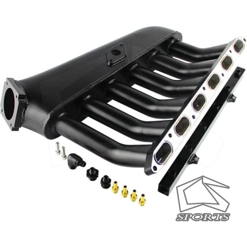 Intake Manifold Plenum Intake Manifold +Fuel Rail Fits For BMW E36 E46 M50 M52 M54 325i 328i 323i M3 Z3 E39 528i Black