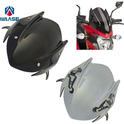 Waase For Suzuki GSX-S750 GSXS750 GSX-S GSXS 750 2017 2018 2019 2020 Windscreen Windshield Shield Screen with Bracket