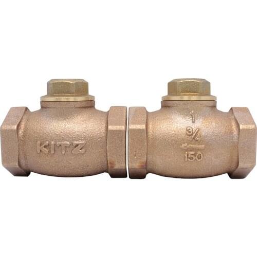 Japan KITZ F Class 150 cast bronze,Lift metal check valves screwed nonreturn for water systerm