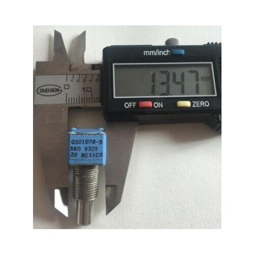 [YK] CLAROSTAT potentiometer G501070-5 5K 9329 shaft 22.9mm MEXICO switch