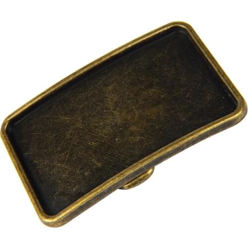 Western Vintage DIY Rectangle Belt Buckles Casual Cowboy Ornaments Man birthday gift waistband replace buckle