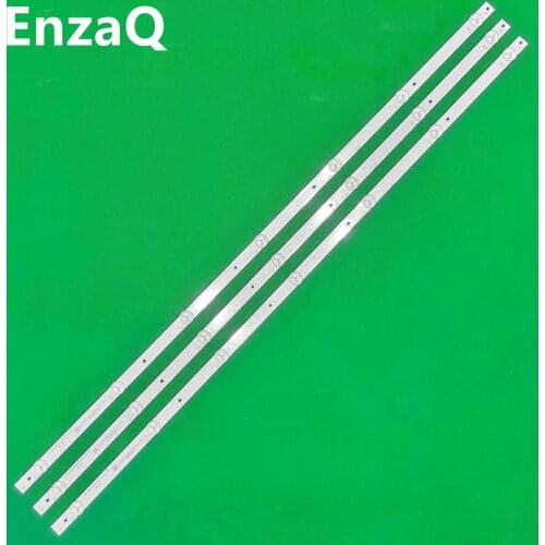 1SET=3PCS LED Backlight Strip 7 lamps RF-BS430E30-0701S-03