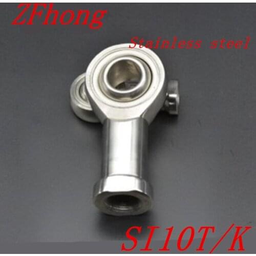 1pc si10t/k 10mm stainless steel right hand female thread rod end bearing