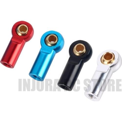 10PCS Metal M3 Rod Ends Balls Link Tie Joint for 1:10 RC Crawler Car Axial SCX10 D90 Tamiya CC01