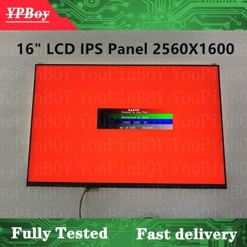 16" inch LP160WQ1-SPA1 LP160WQ1 SPA1 For LG Gram LCD Display Screen Matrix Replacement 2560*1600 LP160WQ1 (SP)(A1) 100% Testing