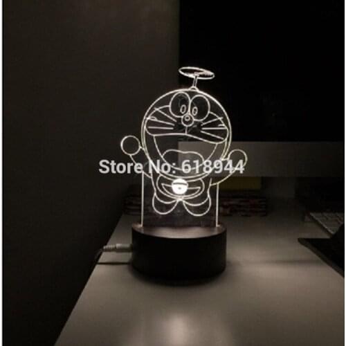 2016 Hot Selling Wooden Modern LED Desk Lamp Creative Fashion Bedroom Bedside Night Light Birthday Gift Dora A Dream