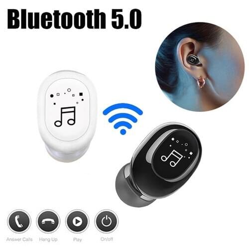 2021 1Pc Mini Bluetooth5.0 Stereo Earbud Wireless Earphone for Listening to Music in-ear Headphone at Work Fitness Sports