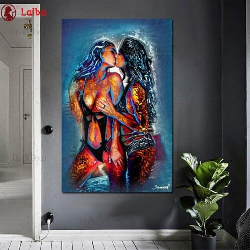 5D DIY diamond painting Hot Home Art Couples Lovers cross stitch full square round diamond Emeroidery mosaic painting home decor