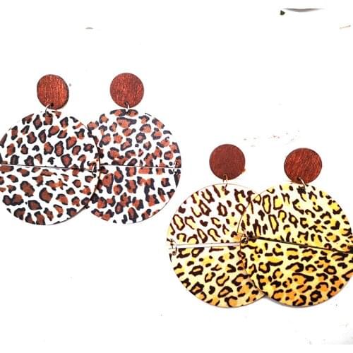 Free shipping!! Round Fabric Stud Drop Earrings