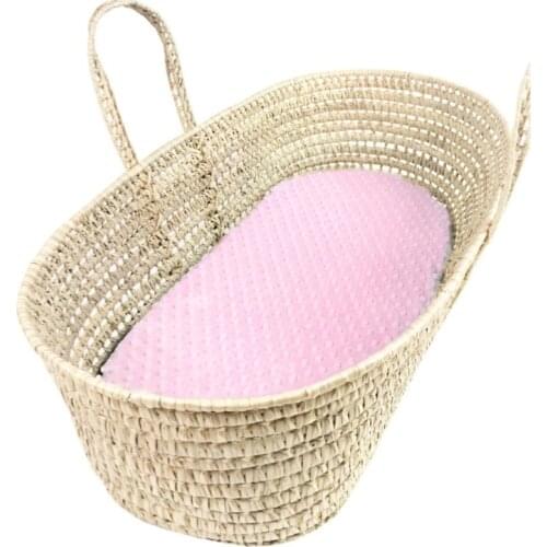 Bassinet Sheet Minky Dot Stretchy Craddle Sheets for Bassinet Mattress Pad Cover 54DF