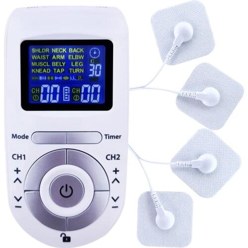 Tens Machine Massager EMS Electronic Pulse Massager Electrical Nerve Muscle Stimulator Acupuncture Low Frequency Physiotherapy