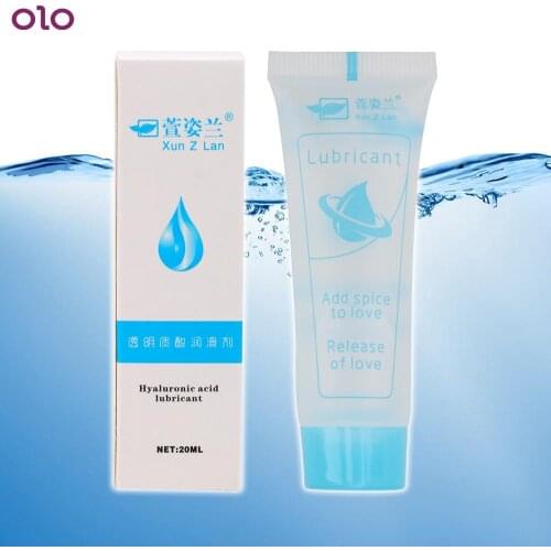 Sex Lube Adult Cream Sex Toys For Women Oral Sex Gel Exciter Anal Anti-pain Sex Lube Oil Water Based Lubricant 20ML