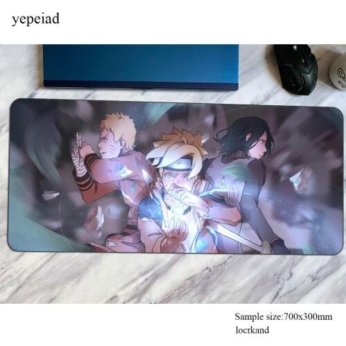 BORUTO mousepad present 900x400x4mm Computer mouse mat gamer gamepad pc gel gaming mousemat desk pad office padmouse