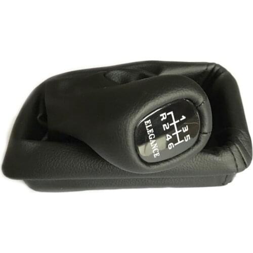 Mercedes w210 Elegance Gear Knob 6 Speed Gaiter Shift Stick Leather E Class 1995-2002