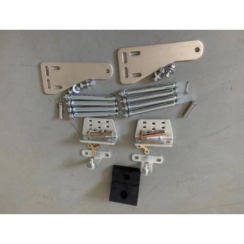 The Bracket And Screws For The Swing Gate Opener Installing