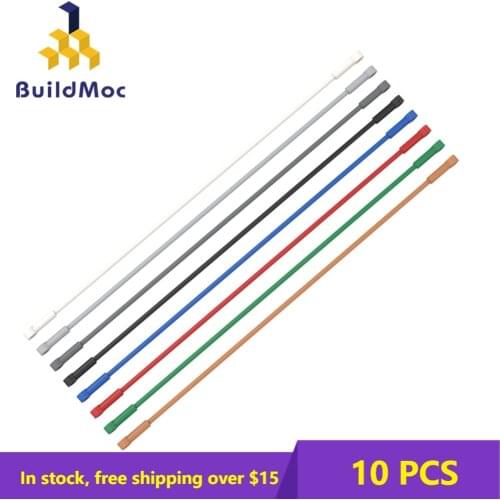 10PCS MOC Bricks 27965 hollow tube For Building Blocks Parts DIY Construction Classic Brand gift Toys