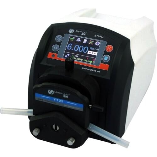 BT601L YT25 Plastic Intelligent peristaltic pump Adjustable High Big Flow Control Lab Liquid Pump 0.17-2900ml/min