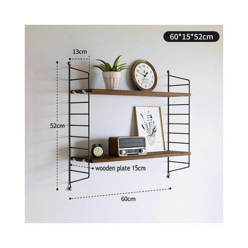 Nordic Fashion Metal Wall Shelf Decorative Wall Organizer Shelves For Wall Mount Display Shelf Racks And Stands